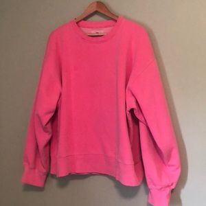 TNA Hot Pink Sweatshirt Size 3